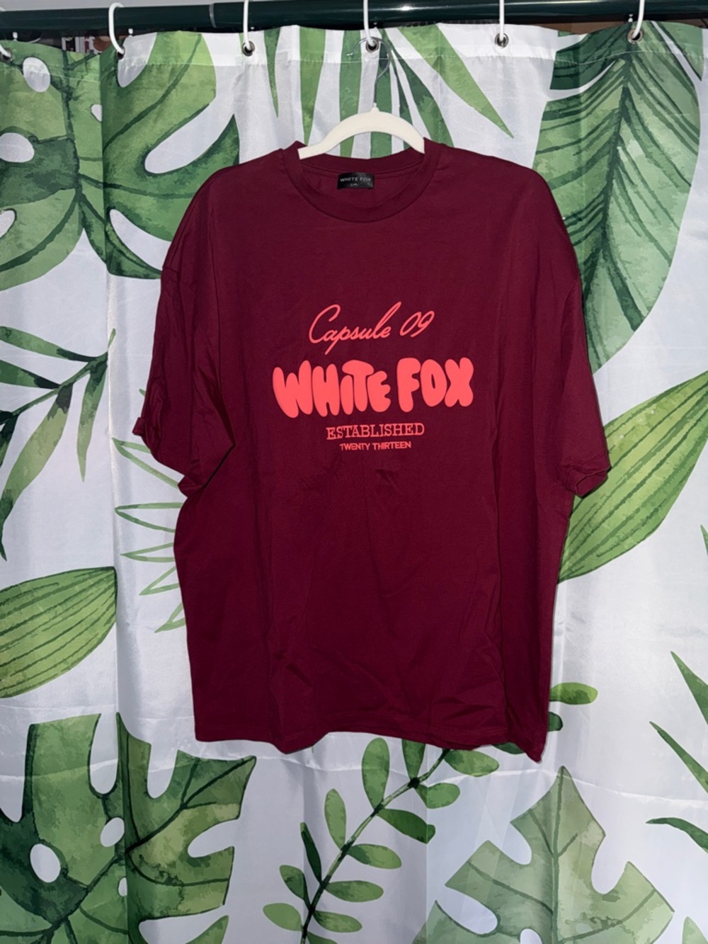 WhiteFox Capsule 09 Graphic Tee - Burgundy